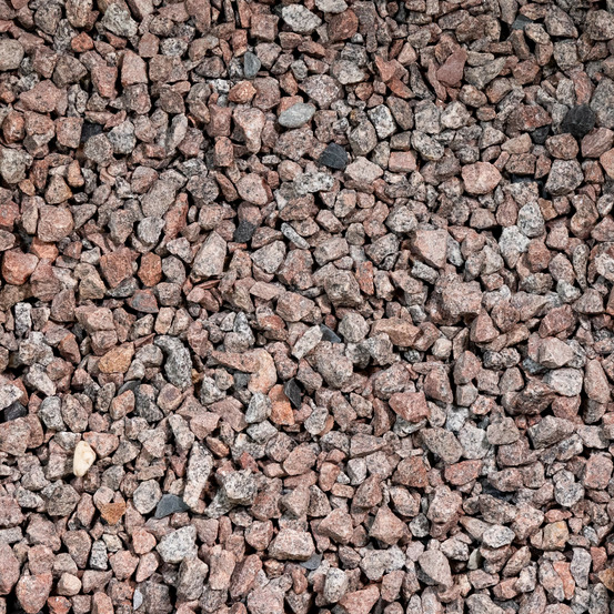 Pack 16 m² - gravier granit rouge 8-16 mm (40 sacs = 800kg)
