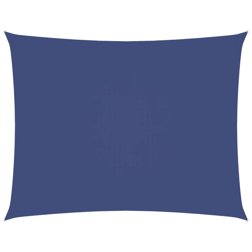 Voile de parasol tissu oxford rectangulaire 2,5x3,5 m bleu