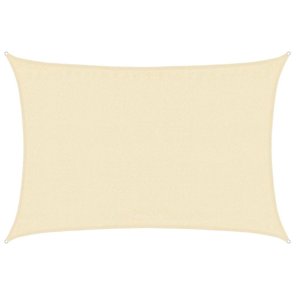 Voile d'ombrage 160 g/m² crème 3,5x5 m pehd