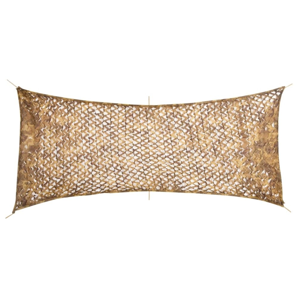 Filet de camouflage avec sac de rangement 409x206 cm sable