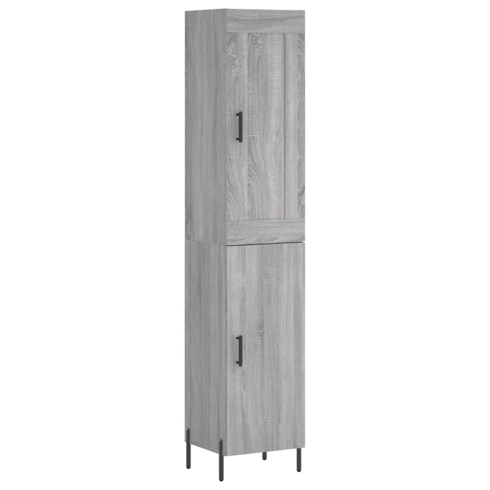 Buffet bahut commode armoire meuble de rangement organisateur cuisine salle de séjour salon haut sonoma 34,5 x 34 x 180 cm bo