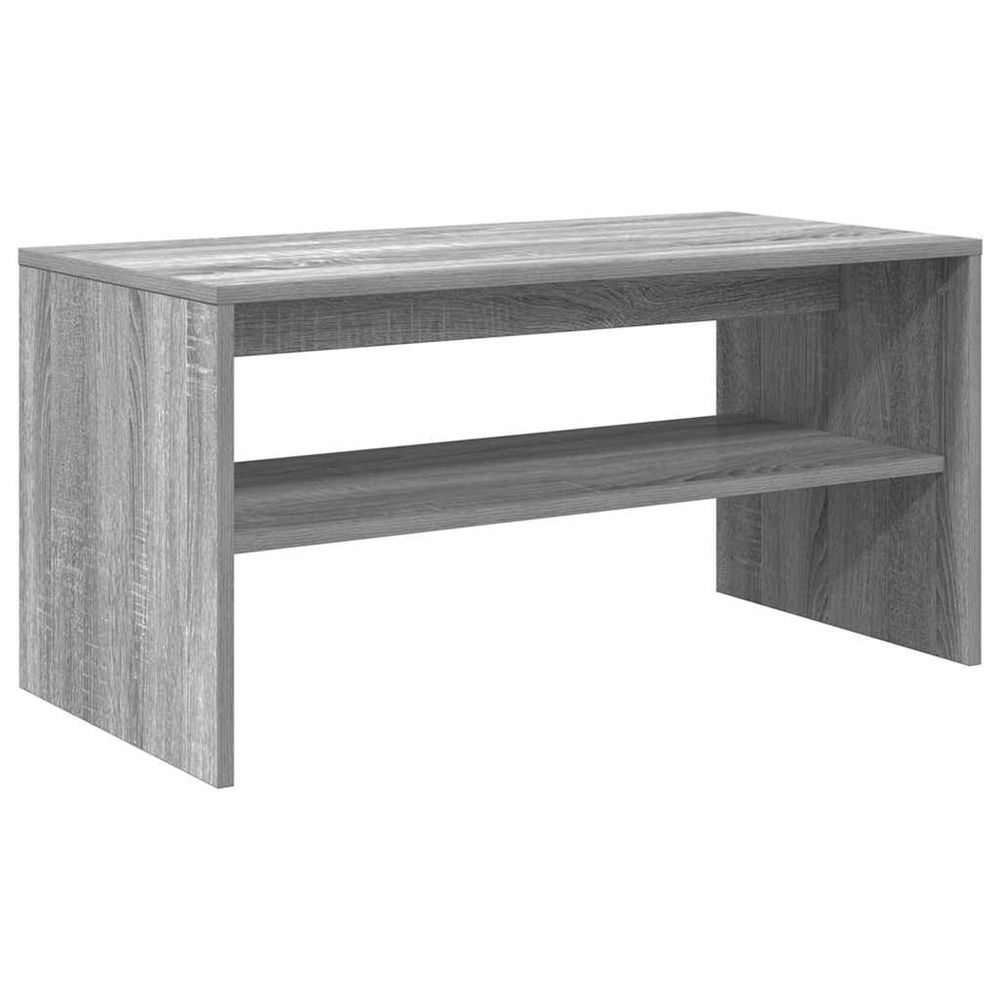 Meuble tv sonoma gris 80x40x40 cm bois d'ingénierie