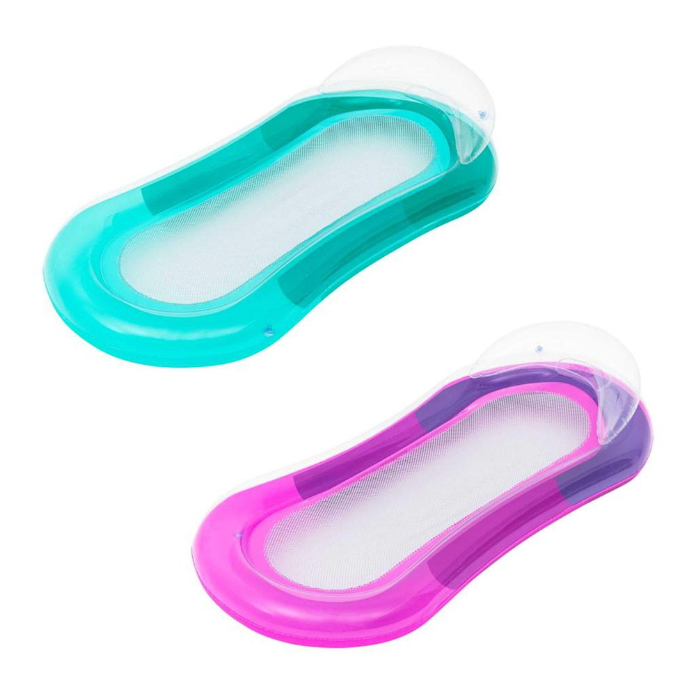 Chaise longue gonflable de piscine aqua lounge bain de soleil