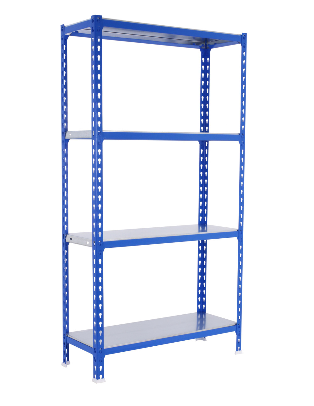 Etagère légère sans vis simonclick mini 4/300 1500 bleu/galva bleu/galva 1500x800x300 - simonrack