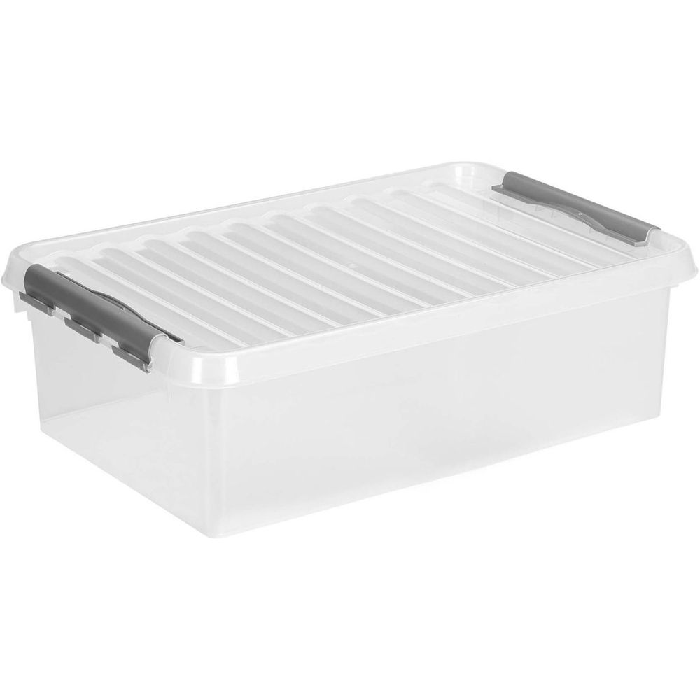 Boîte de rangement en plastique q-line 32 litres