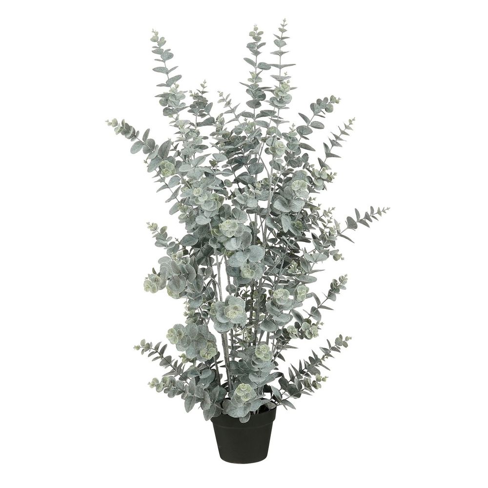Mica decorations eucalyptus plante artificielle en pot - h113 x ø40 cm - vert
