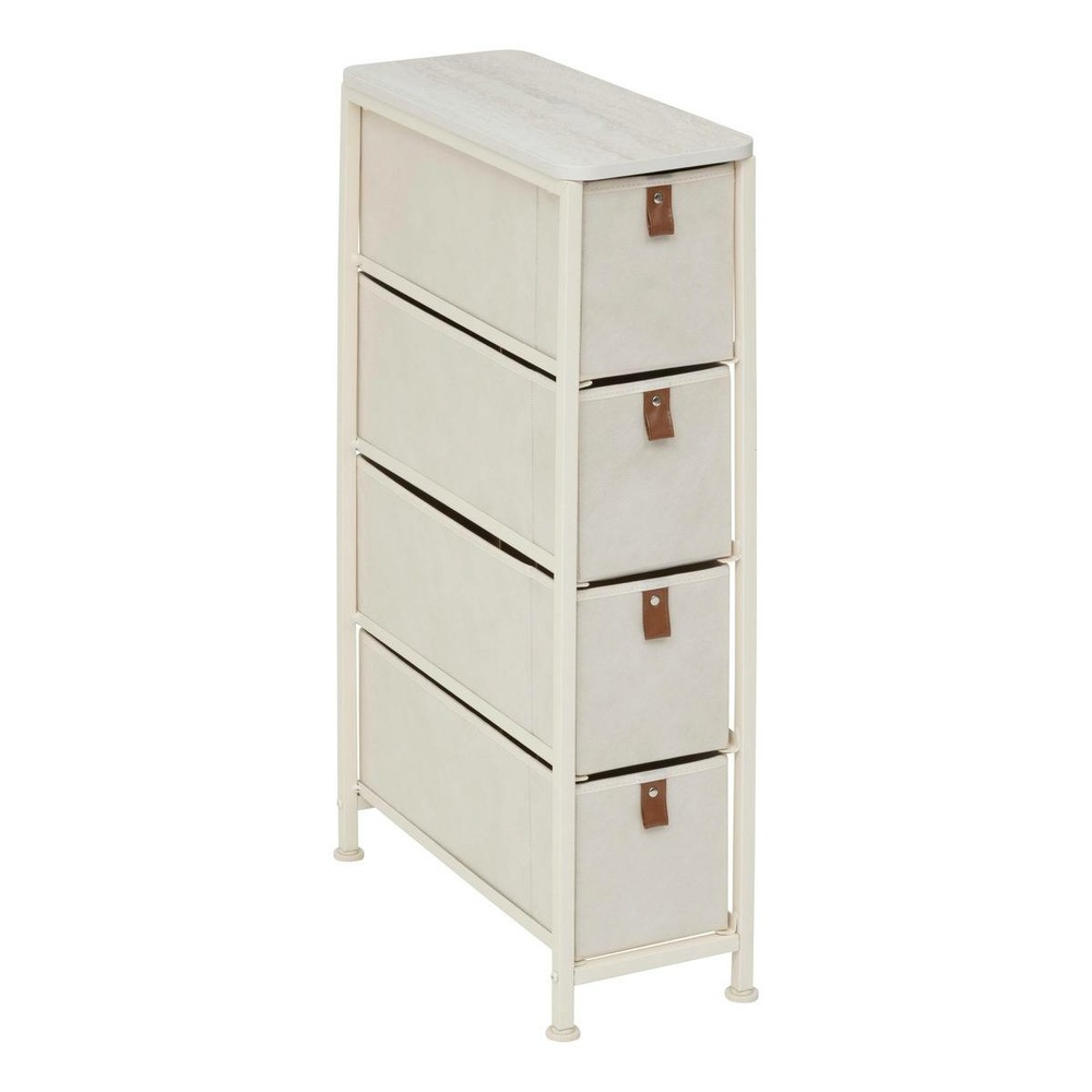 5five - meuble de rangement tissa 4 tiroirs beige