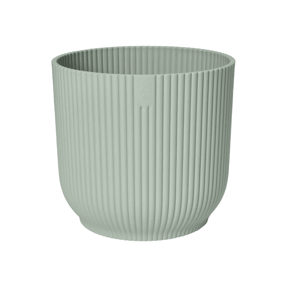 Cache-pot vibes fold rond elho - pot de 16cm - sorbet green