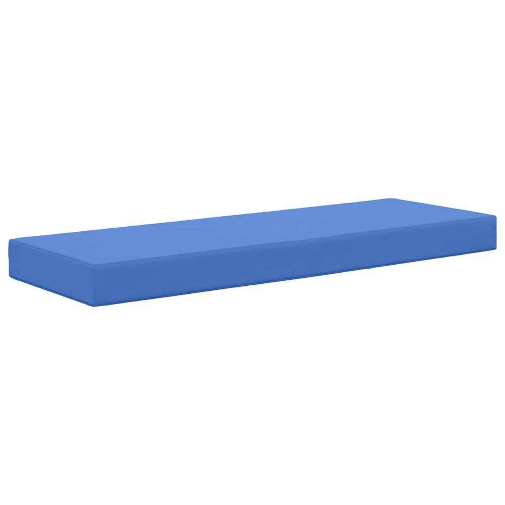 Coussin de siège d'extérieur 100 % polyester bleu royal