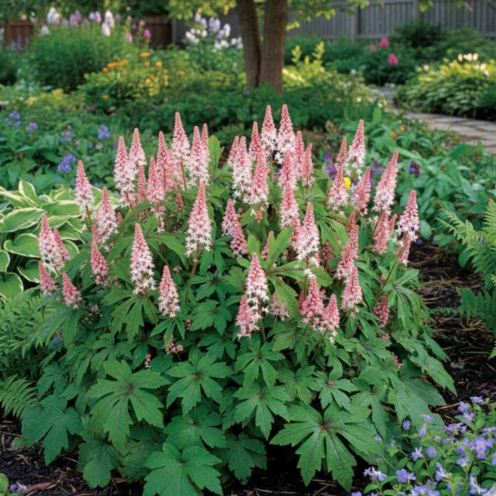 Tiarelle pink skyrocket lot de 9 godets
