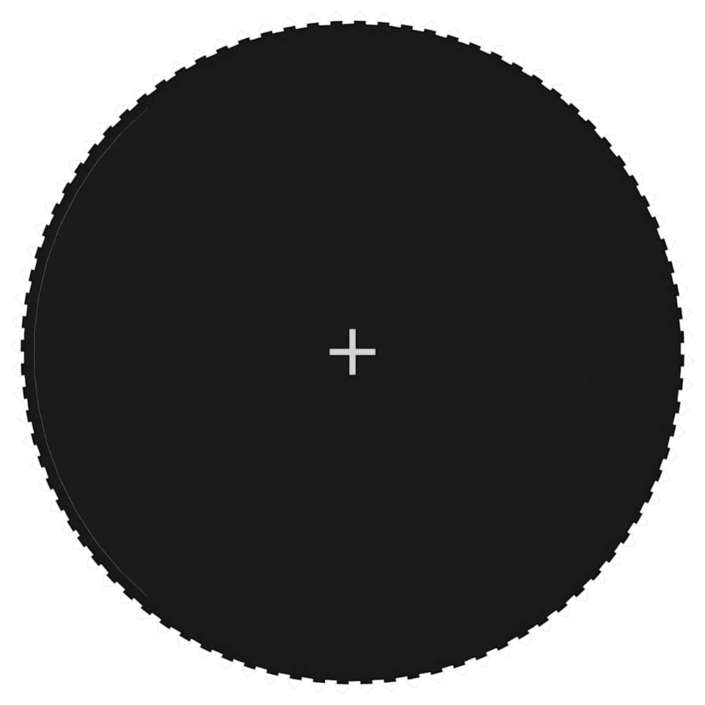 Tapis de saut tissu noir pour trampoline rond de 4,57 m