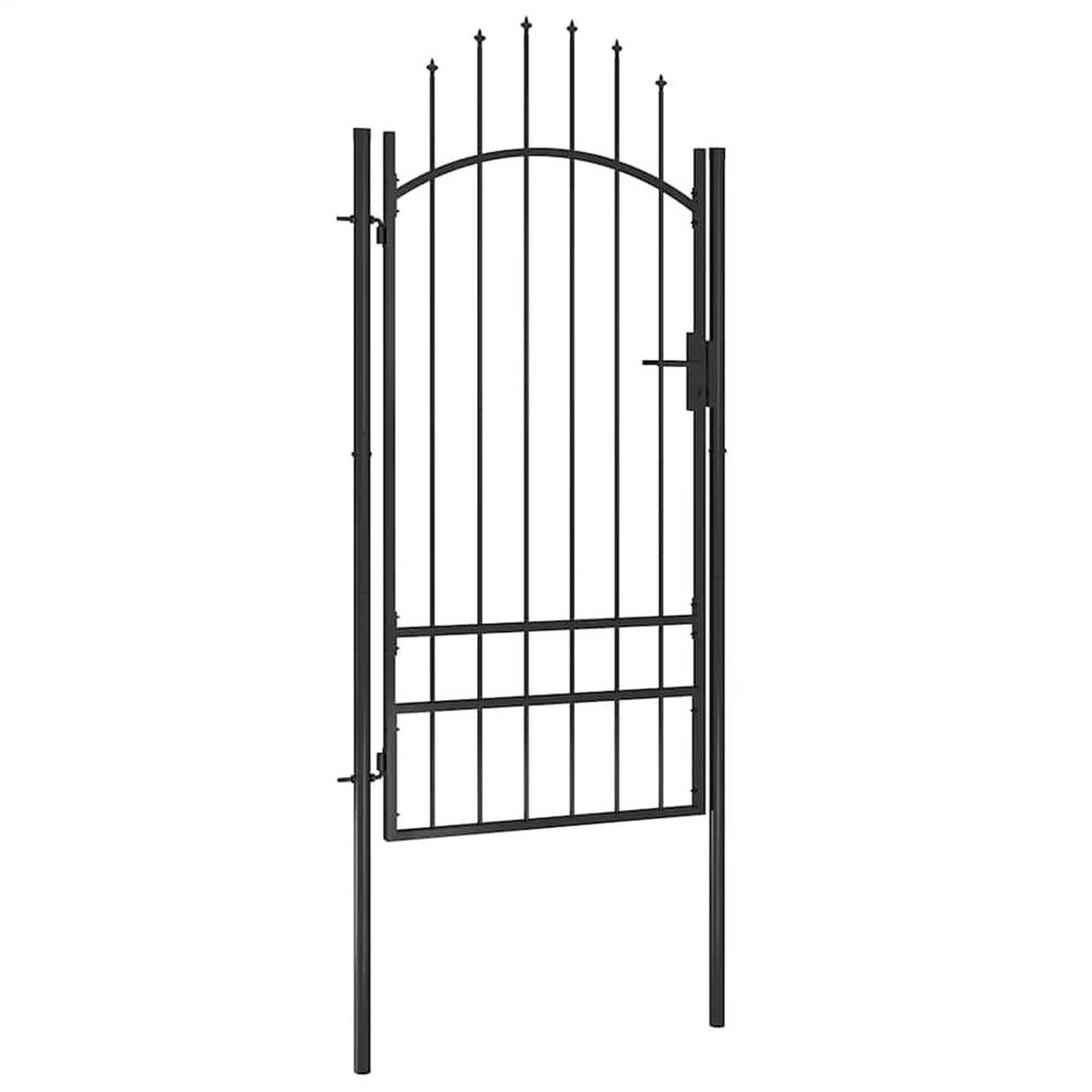 Portail de jardin woerden acier 1x2 m noir