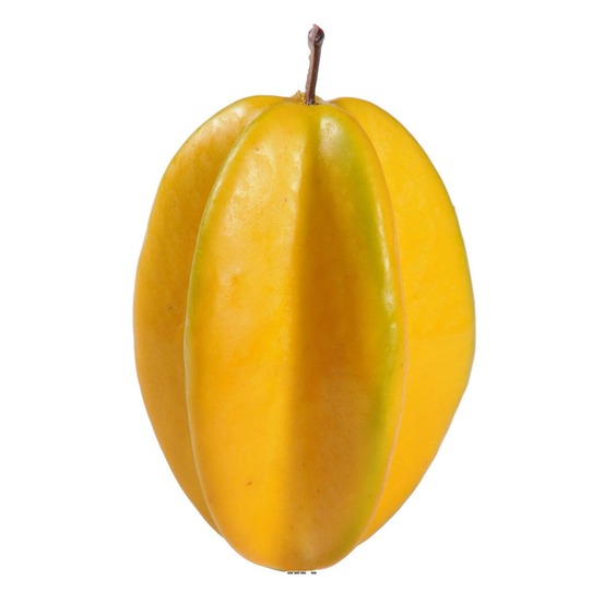 Carambole legume artificiel d 7 cm et longueur 10 cm