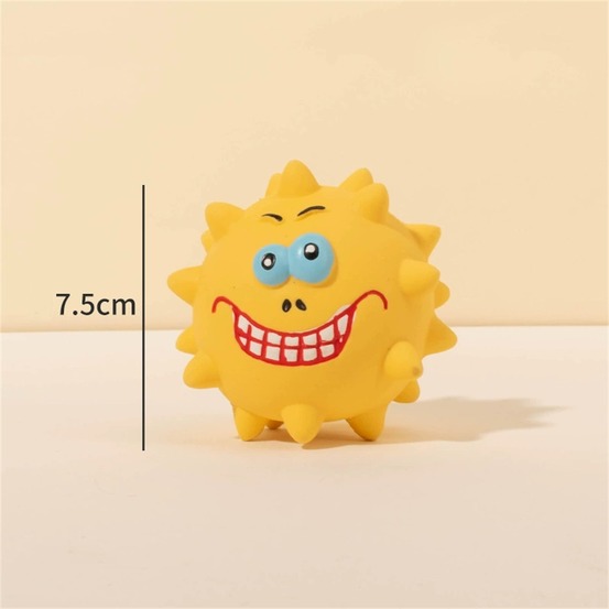 Dtopbuyage jouet en latex épineux pour chien