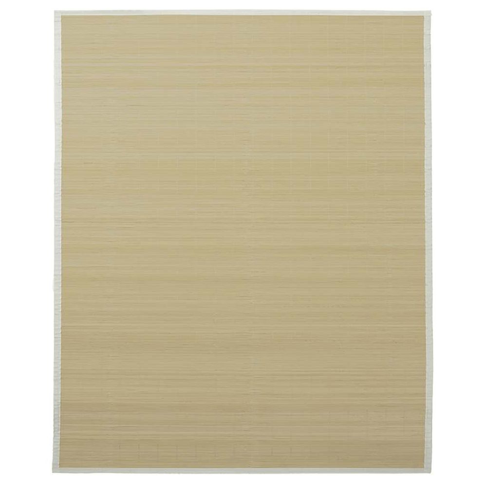 Tapis en bambou 160 x 230 cm Naturel