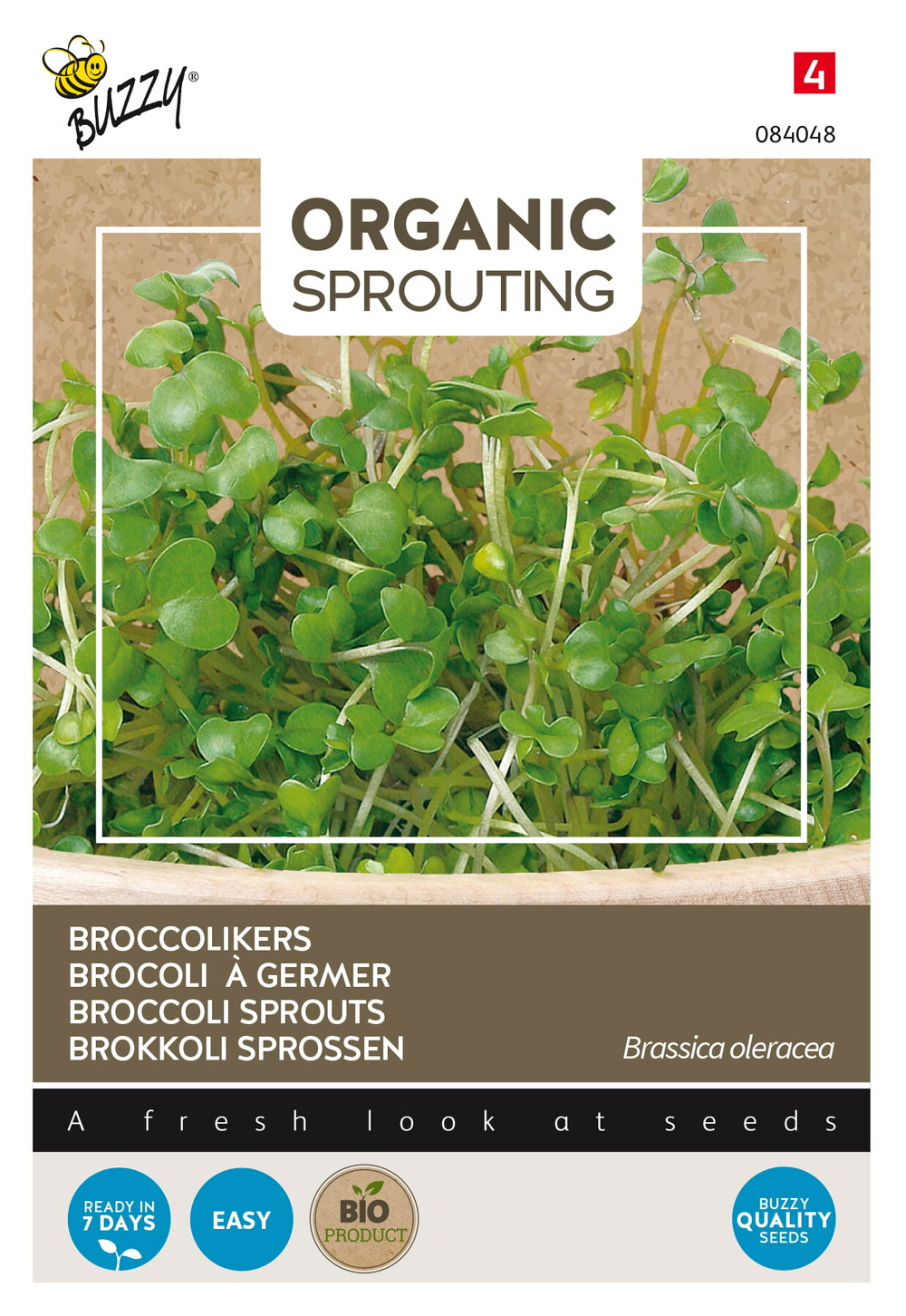 Buzzy organic sprouting de brocoli (bio) - ca. 20 gr (livraison gratuite)