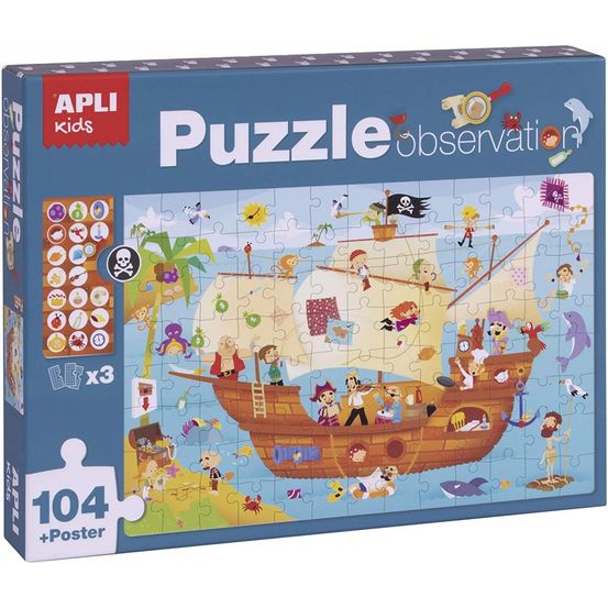 Puzzle observation pirates