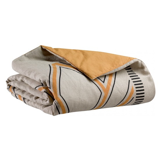 Edredon zeff johan ocre 80 x 180 cm