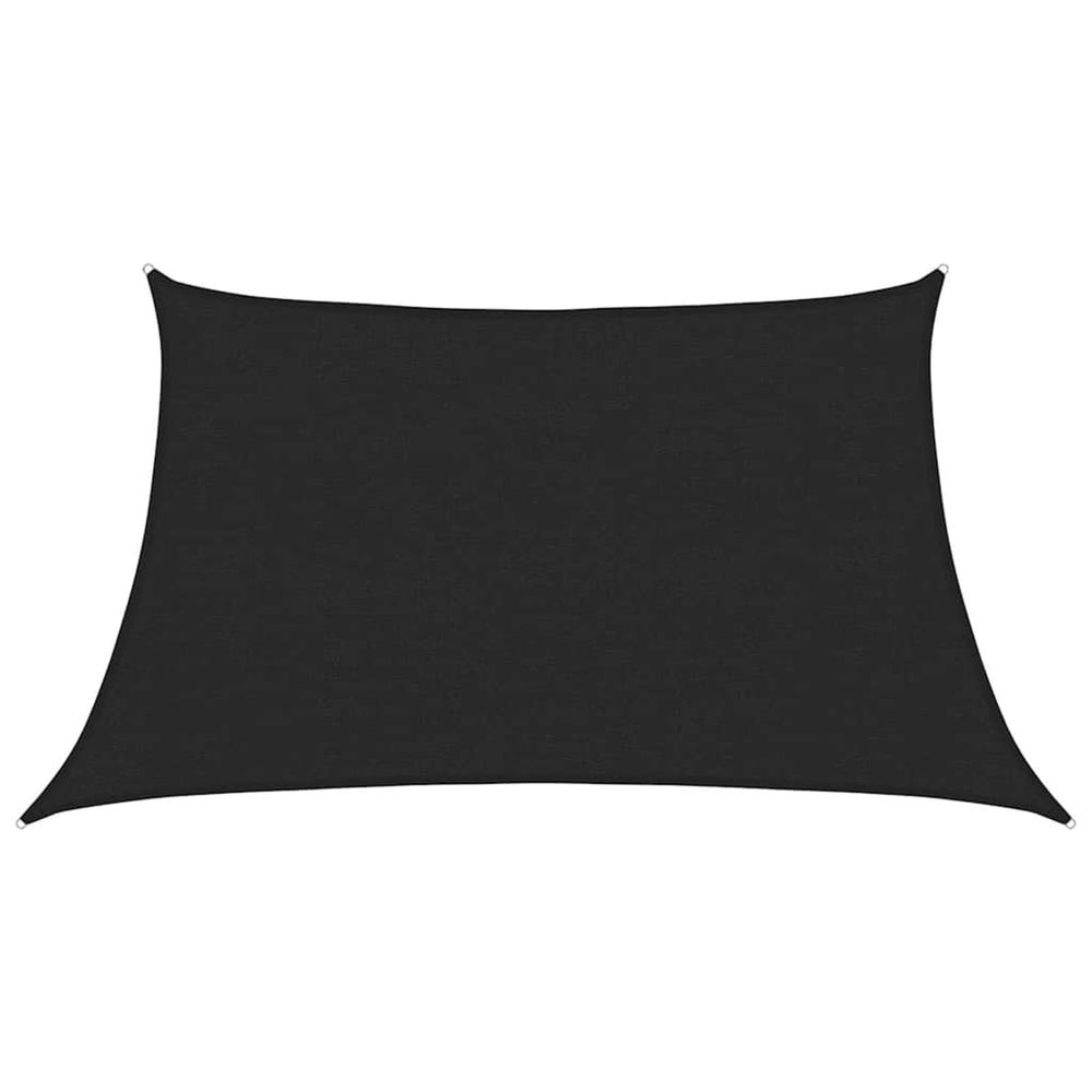 Voile d'ombrage 160 g/m² noir 3/4x2 m pehd