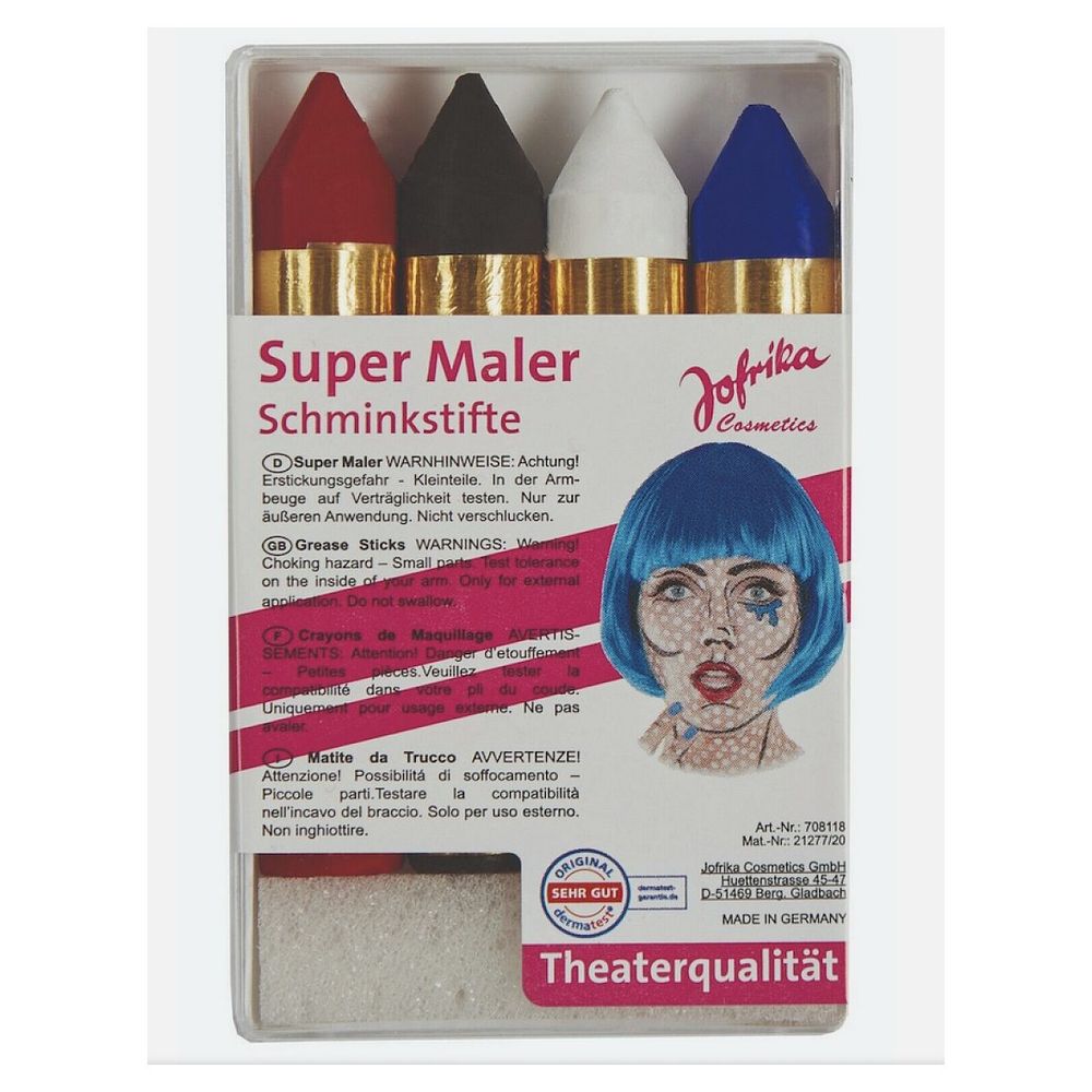 Boite de gros crayons de maquillage - par 4 -