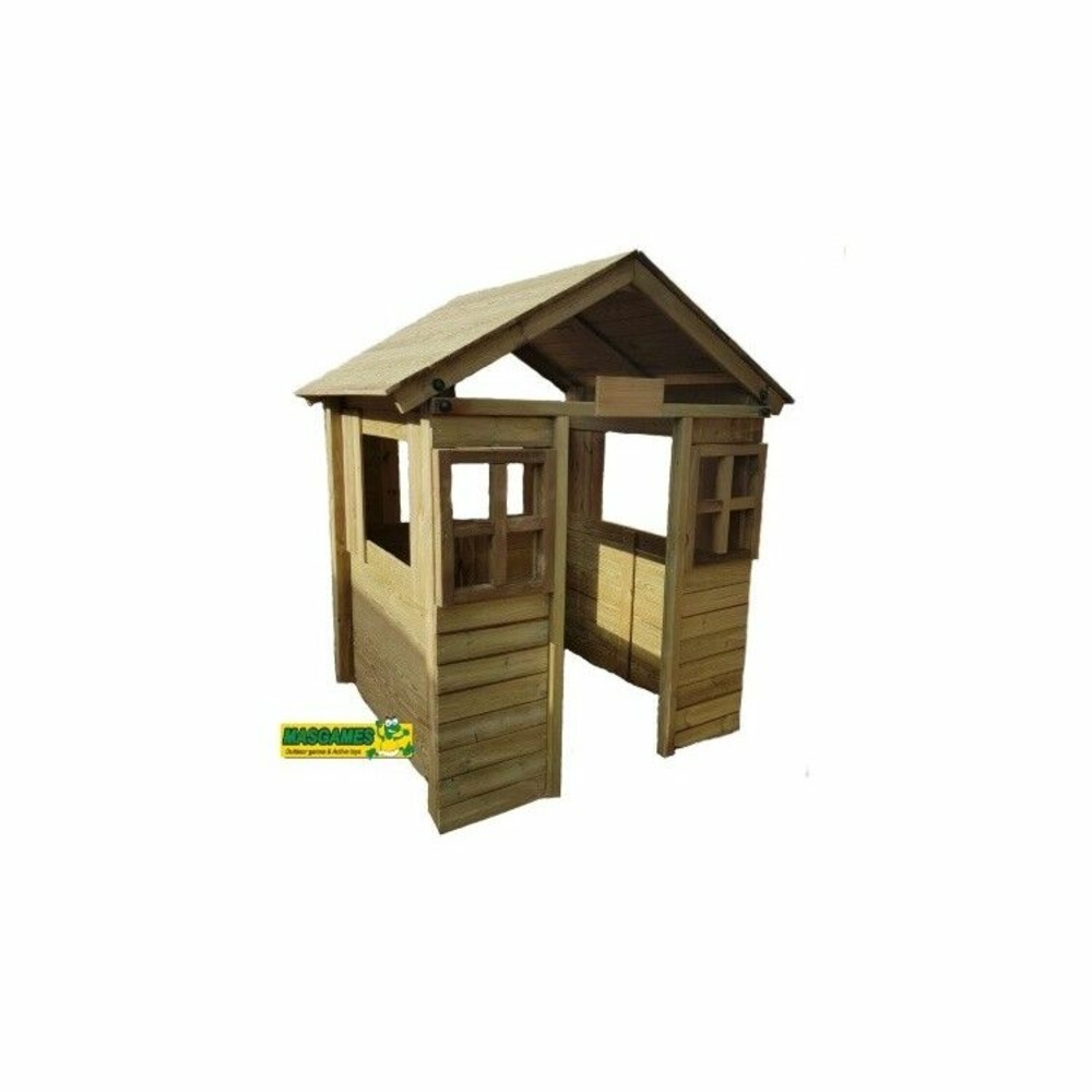 Maison d'enfant en bois masgames school