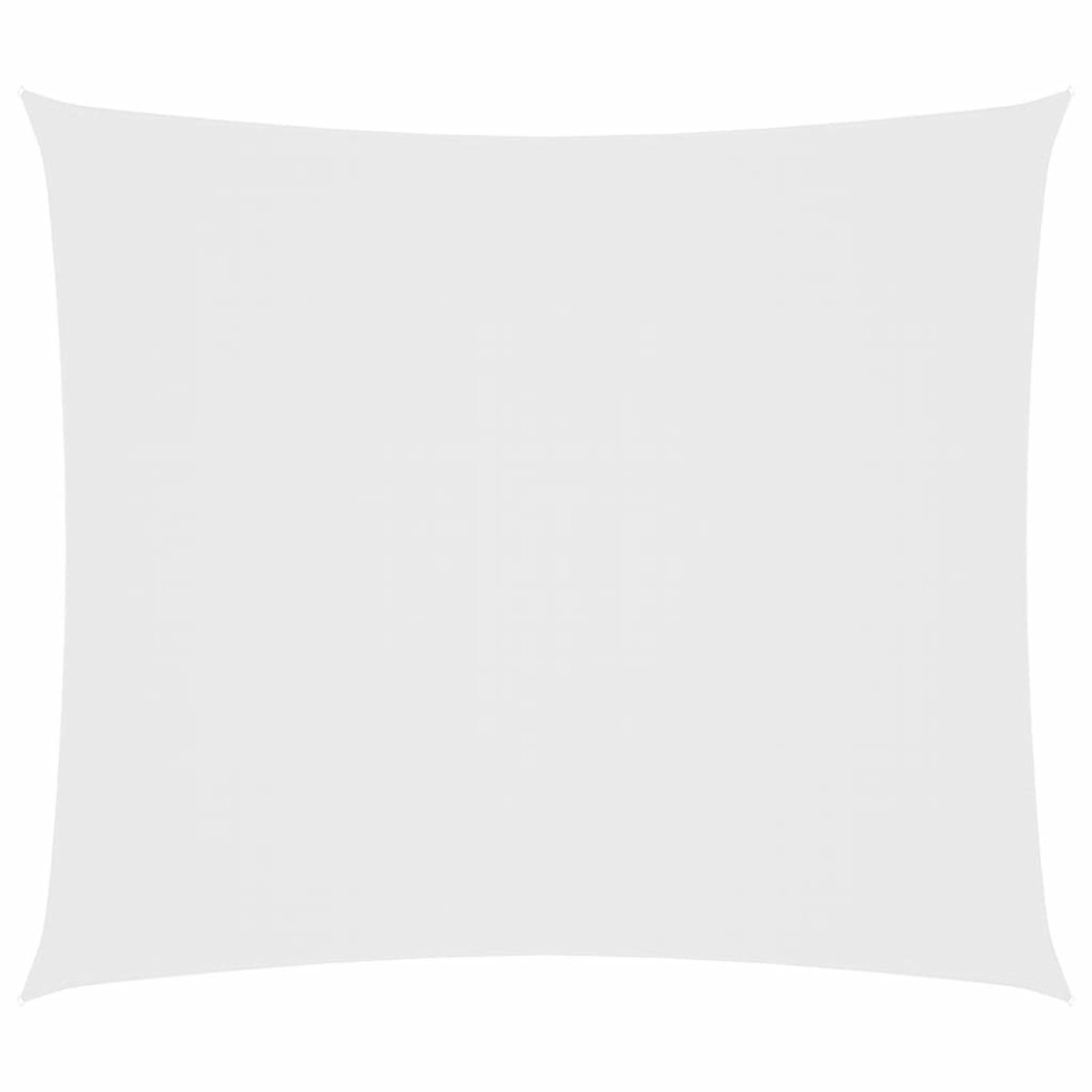 Voile de parasol tissu oxford rectangulaire 2x2,5 m blanc