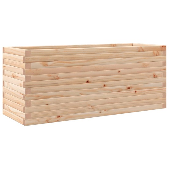 Jardinière 110x40x45,5 cm bois de pin massif