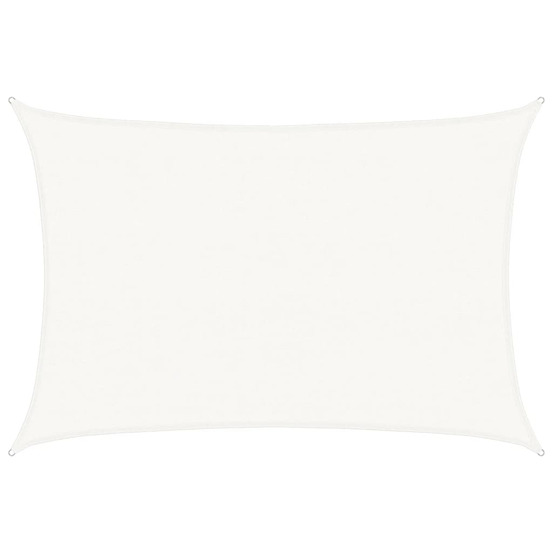 Voile d'ombrage 160 g/m² blanc 4x5 m pehd