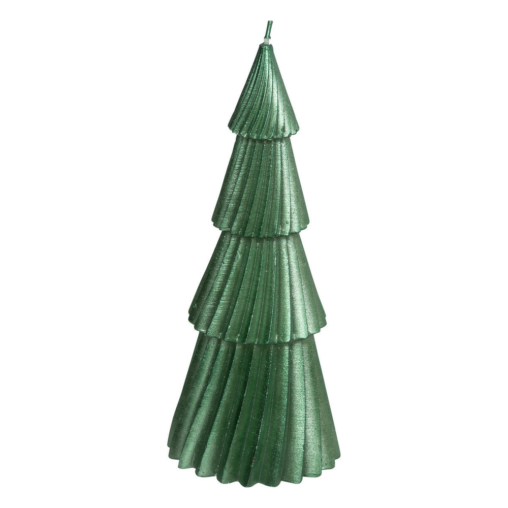 Bougie sapin de noël h 21 cm 350g