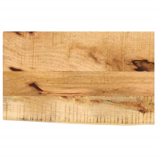 Dessus de table 60x30x3,8 cm bord vif bois massif manguier brut