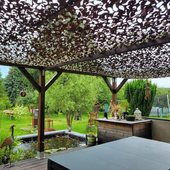 Filet de camouflage renforcé militaire 2x6m