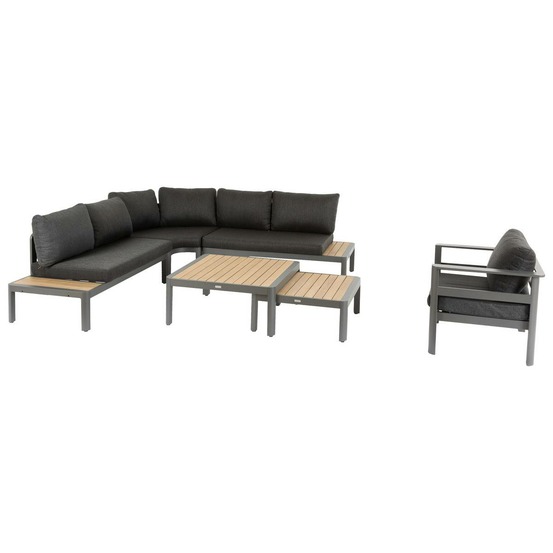 Salon d'angle de jardin