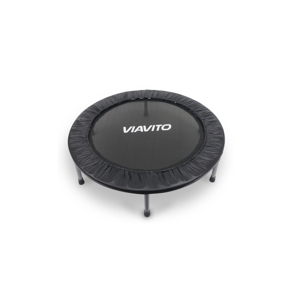 Mini trampoline de fitness - viavito - diamètre 96.5 cm - noir