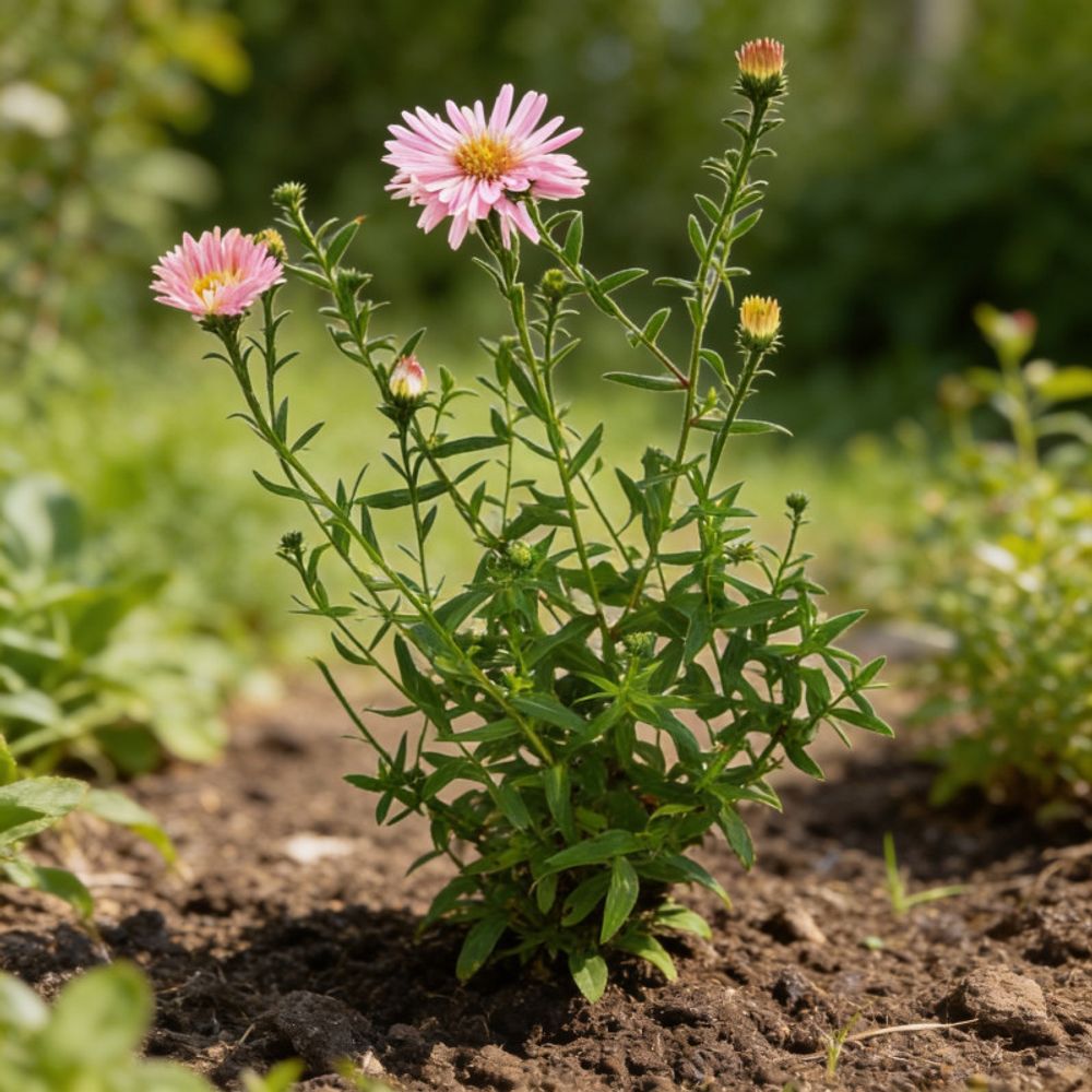 Aster novi-belgii fellowship 20cm godet 9cm - aster