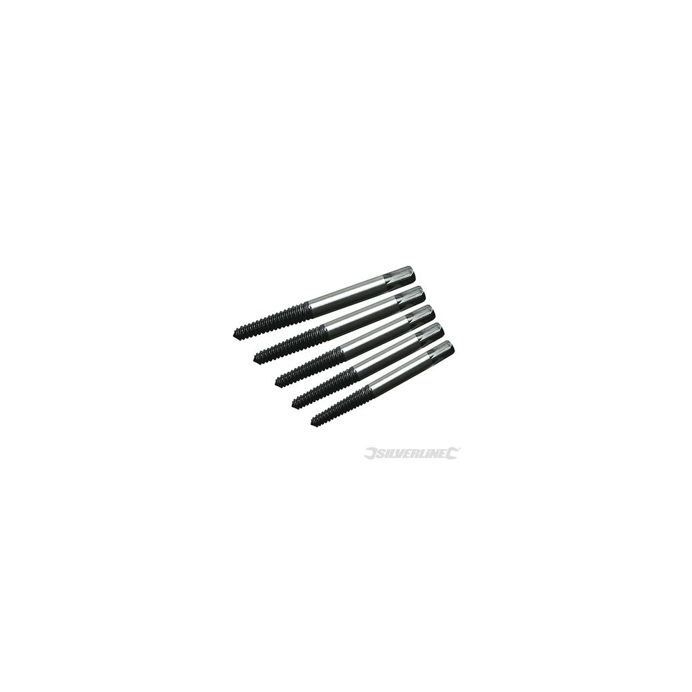 Silverline - extracteurs de vis, 5 pcs - 3 - 18 mm