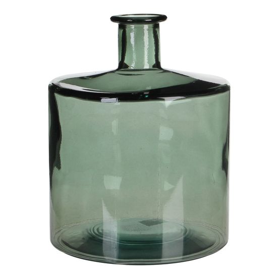 Mica decorations guan vase de bouteille - h26 x ø21 cm - vert