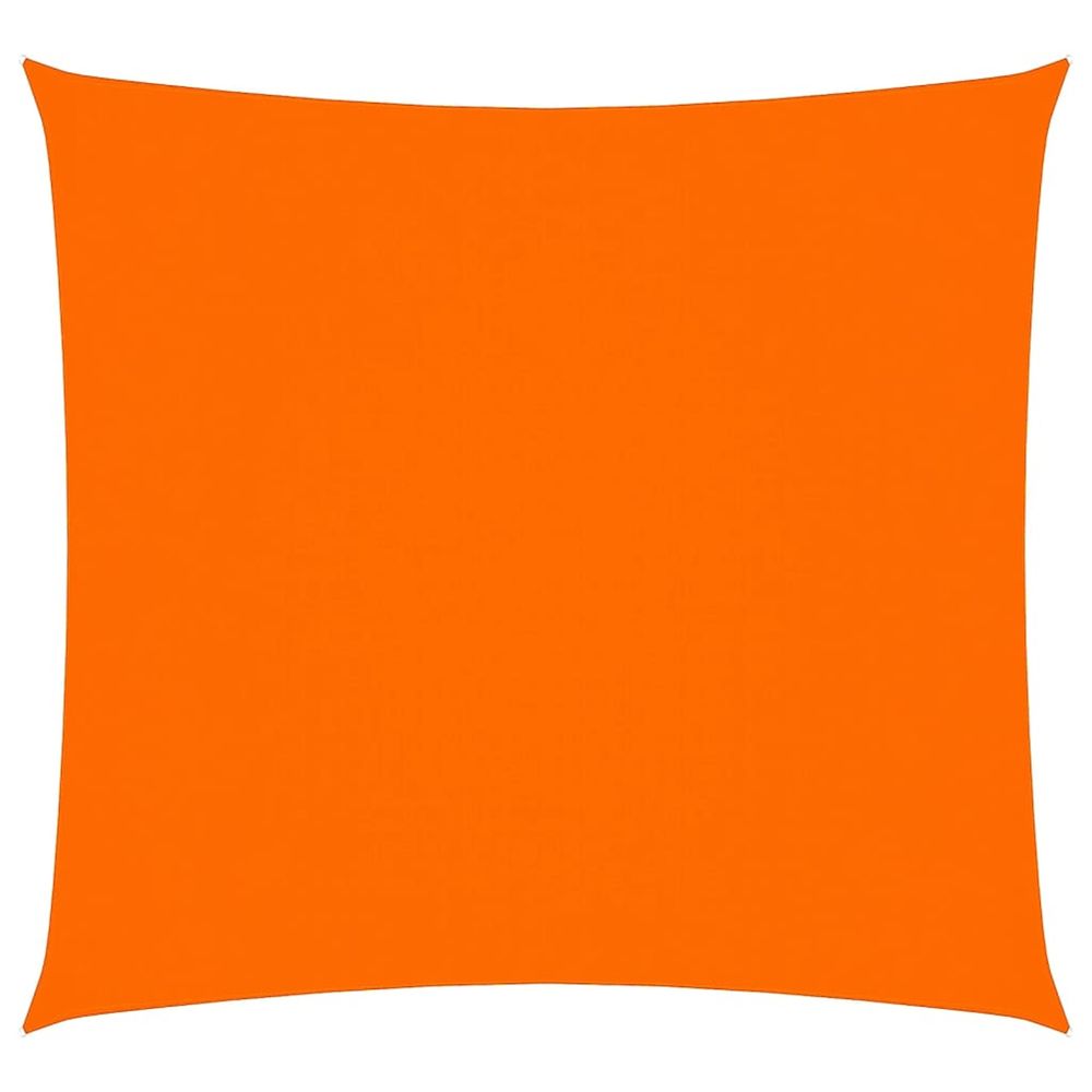 Voile de parasol tissu oxford carré 3,6x3,6 m orange