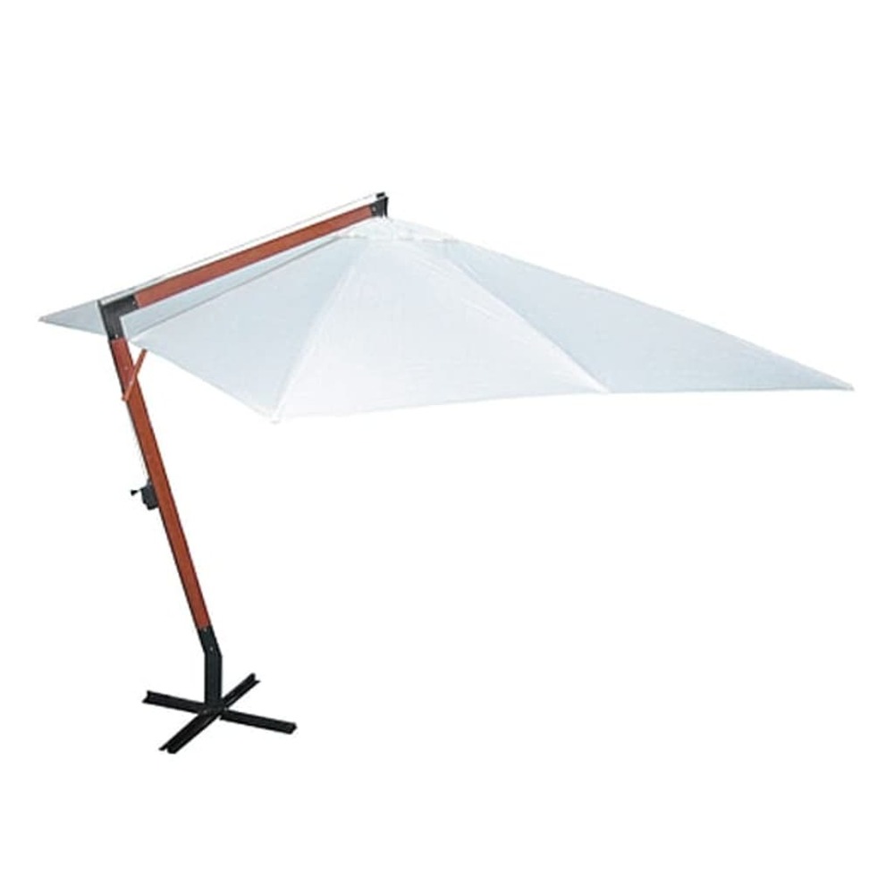 Parasol 300 x 400 cm blanc