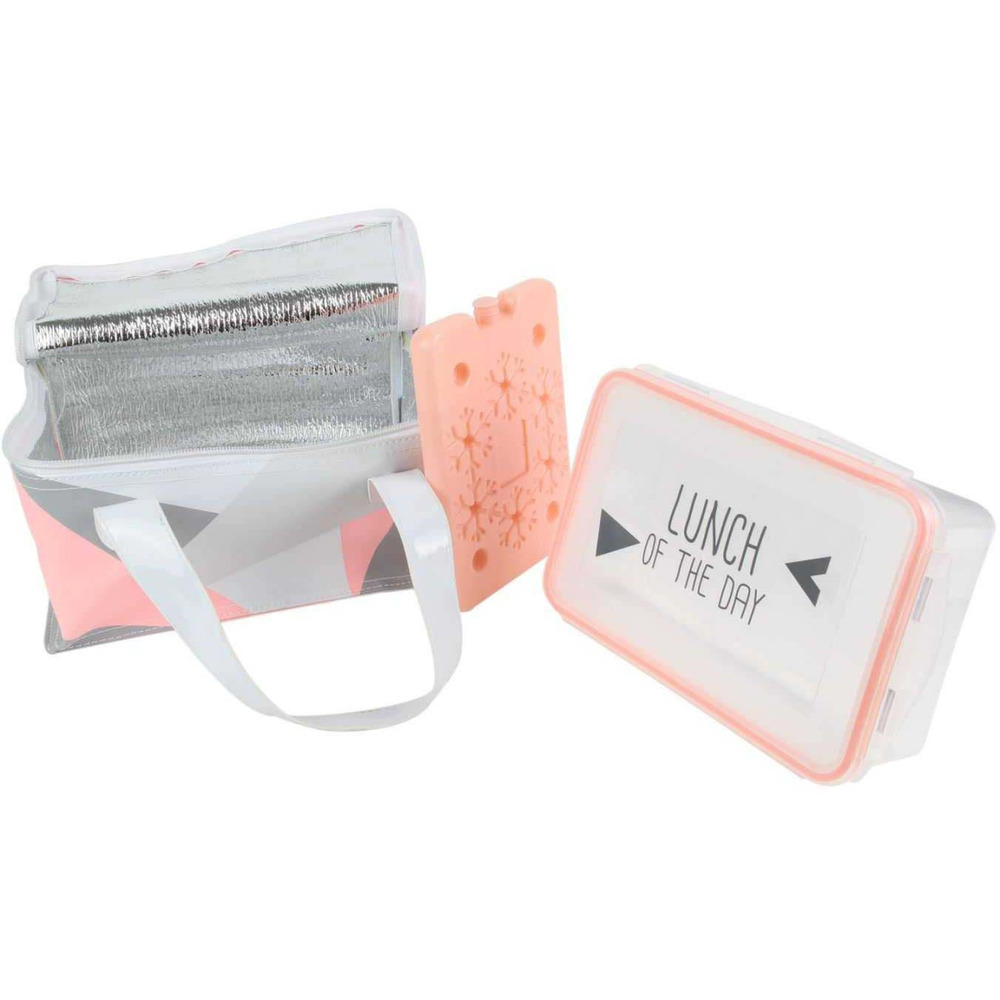 Set lunch bag avec boite de conservation 1.8 litres chloé lunch of the day