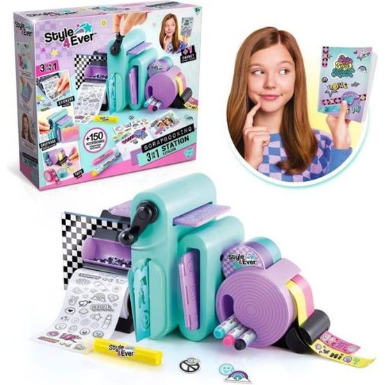 Studio de scrapbooking 3 en 1 style 4 ever - personnalise carnets et déco