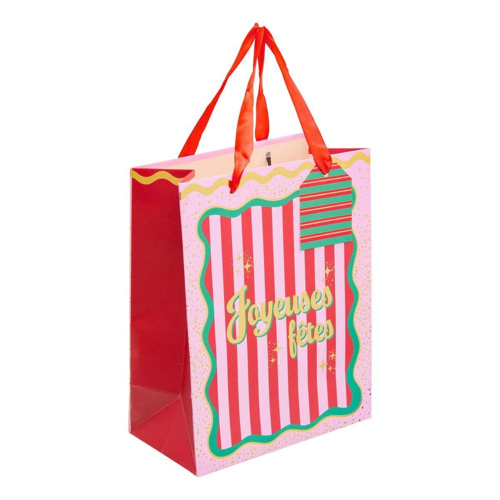 Sac cadeau de noël arty petit modèle