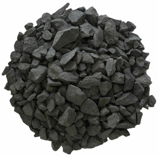 Lot de 4 sacs de 25 KG de gravillon noir basalte 6/14