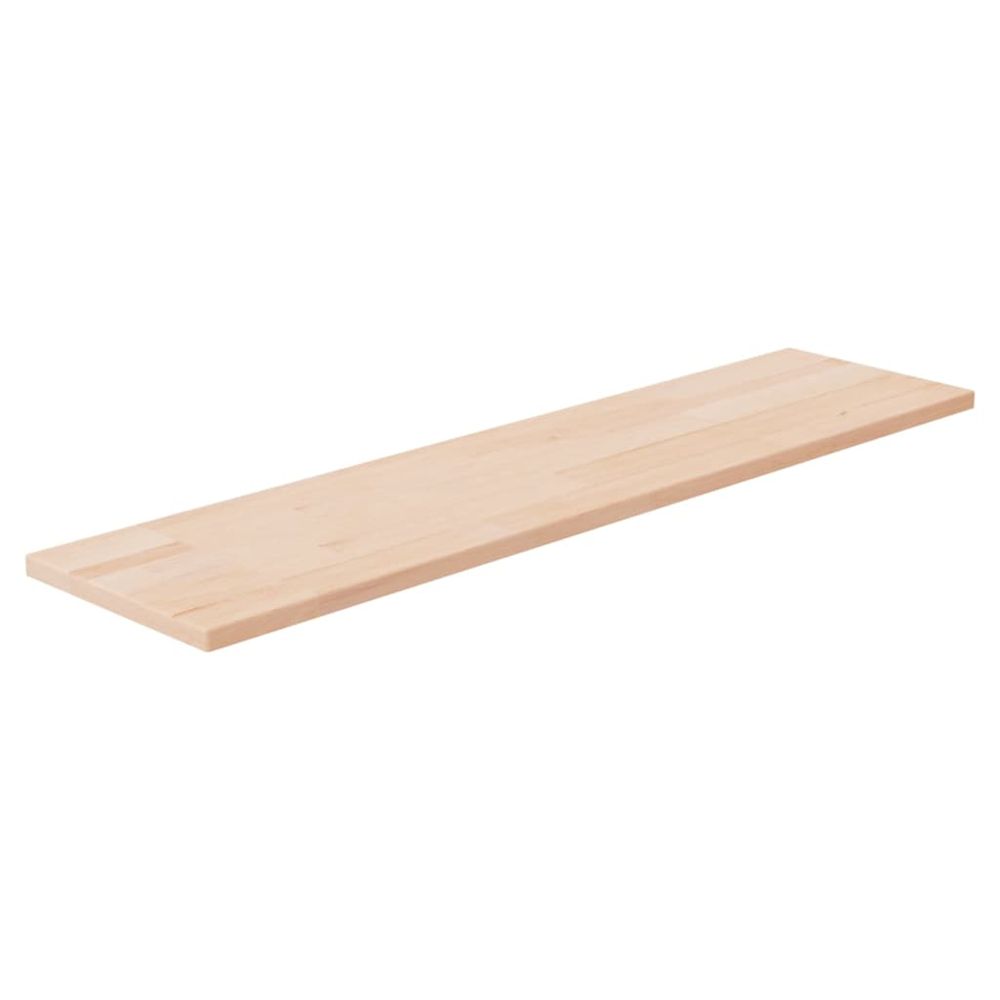 Panneau d'étagère 80x20x1,5 cm bois de chêne massif non traité