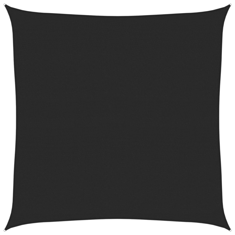 Voile d'ombrage 160 g/m² noir 5x5 m pehd