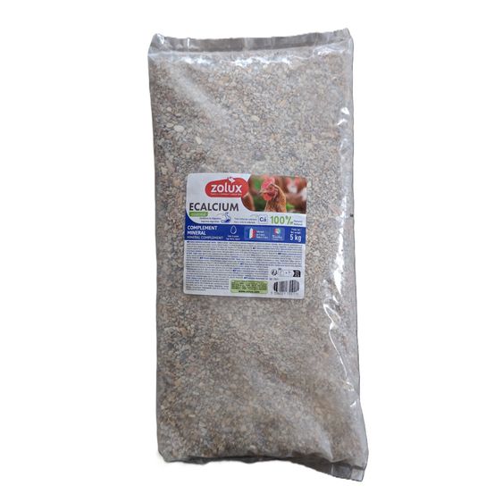 Ecalcium, complément minéral sac de 5 kg pour poules
