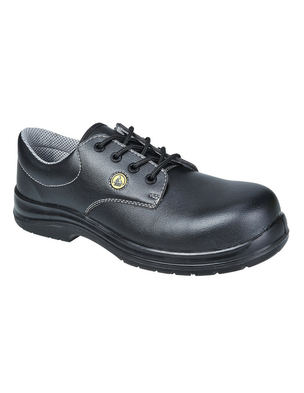 Chaussure de sécurité à lacets composite esd s2 couleur : noir taille 46 - portwest