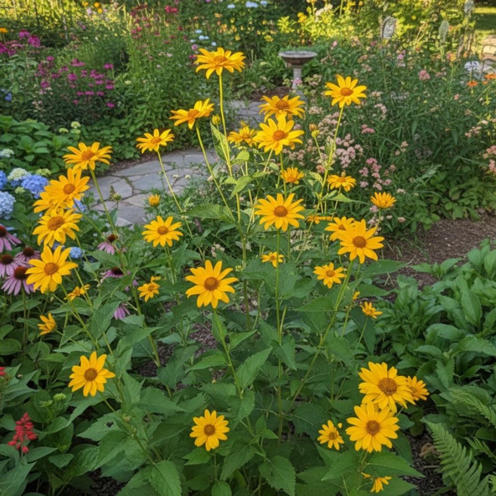 Hélénie de hoopes, helenium lot de 9 godets