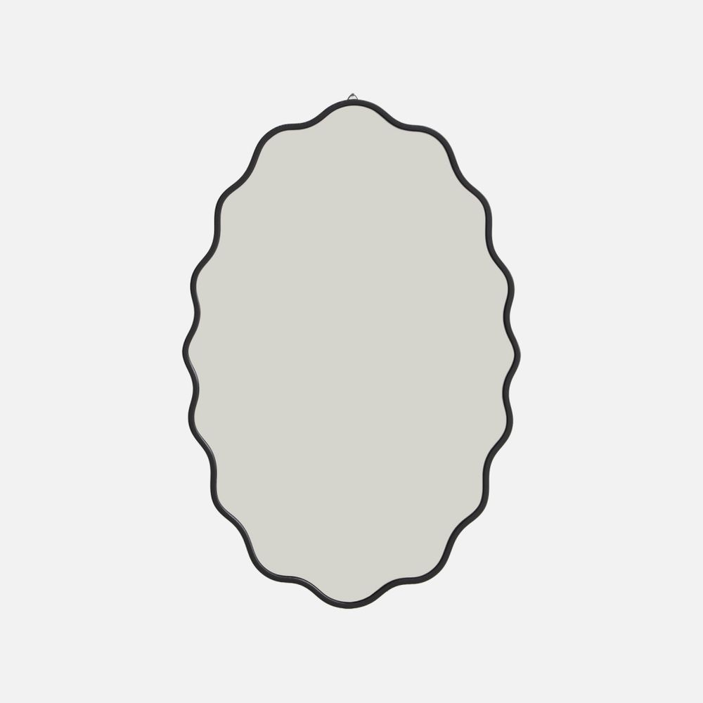Miroir organique décor bois 90cm - bruno