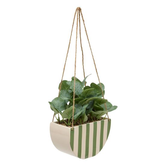 Plante artificelle suspendue cheri 21x10cm