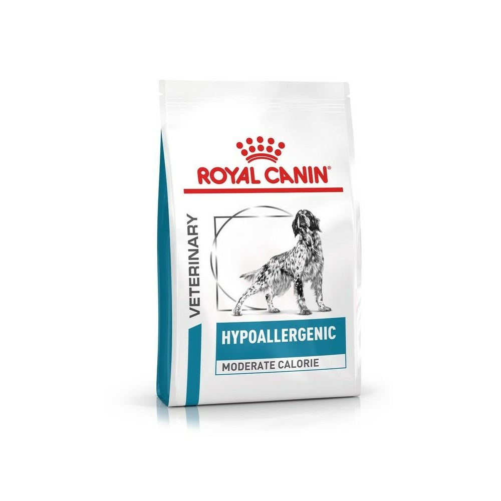 Croquettes chien veterinary dog hypoallergenic moderate calorie - royal canin 7 kg